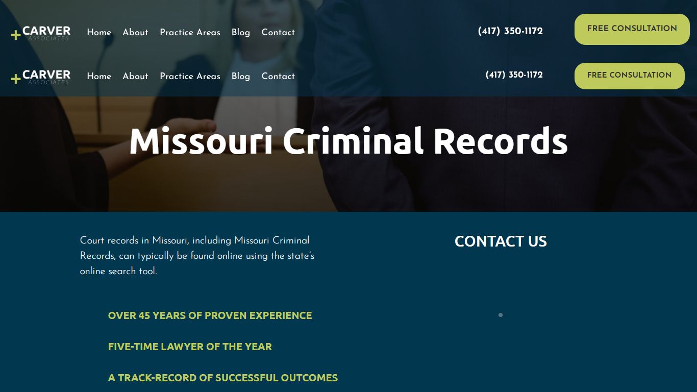 Missouri Criminal Records - Carver & Associates